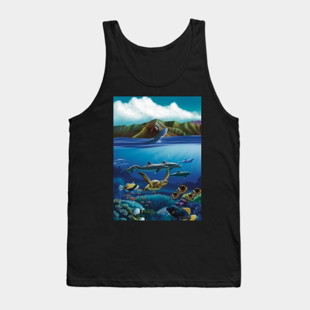 Hawaii Dreaming 3 Tank Top by dtipaints